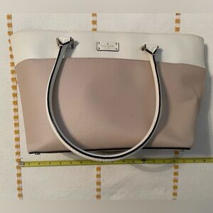 Kate Spade Two-Tone Beige & Cream Tote